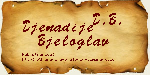 Đenadije Bjeloglav vizit kartica